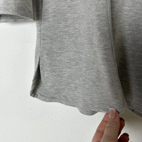 Ali Miles Hooded Sweatshirt Women’s XL Gray casual athleisure preppy stretch - Picture 6 of 9